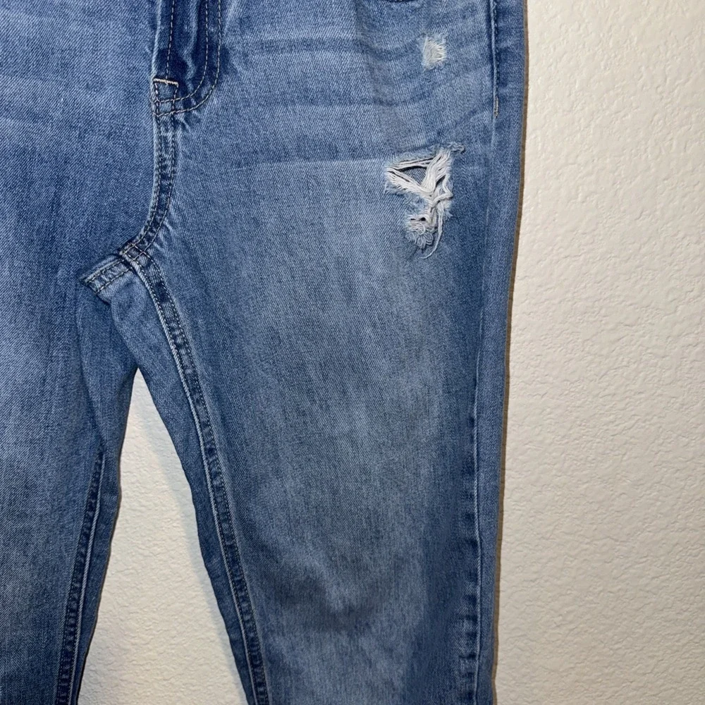 Sincerely Jules Jeans  Distressed  Womens Size 1/25 High Rise Straight Leg
